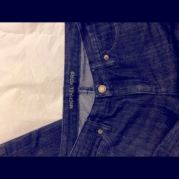 Michael Kors Blue Stretch Flare Jeans - Picture 2 of 2